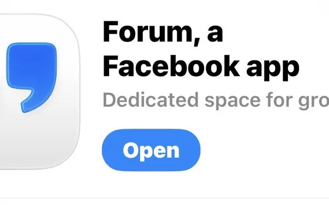 Facebook's New Forum App Puts Your Groups Front and Center