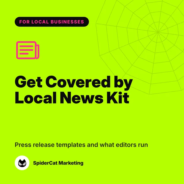 Get Covered by Local News Kit cover