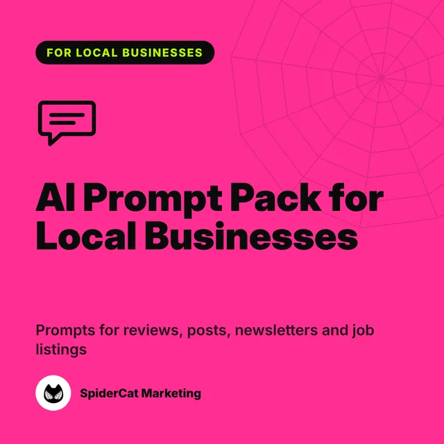 AI Prompt Pack for Local Businesses cover